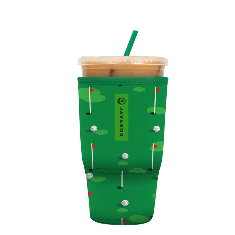 Sok It Java Sok Iced Coffee & Cold Soda Insulated Neoprene Cup Sleeve (Puttin' Around  Large: 30-32oz) - Image 1