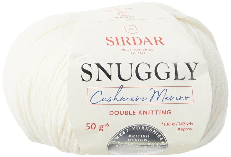 Sirdar Snuggly Baby Cashmere Merino DK Double Knitting Cream 451 50g