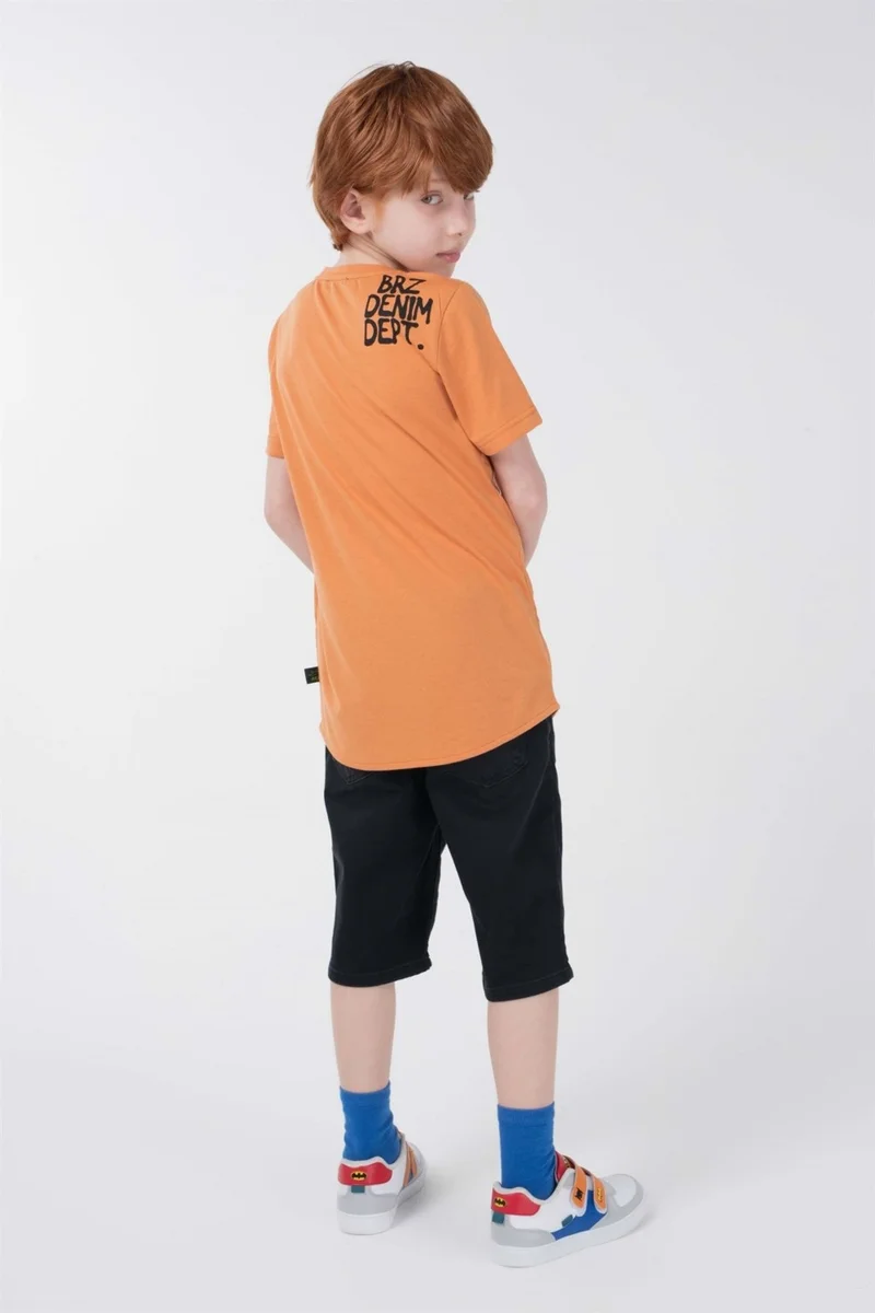BRZ Collection Printed Boy Short Sleeve T-Shirt