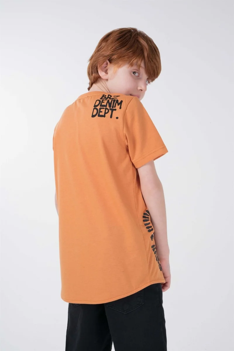 BRZ Collection Printed Boy Short Sleeve T-Shirt