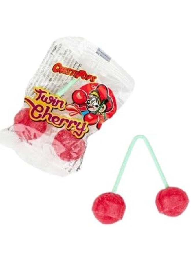 تشيري مصاصات بنكهة الكرز – عبوة مزدوجة، 4 قطع | طعم كرز لذيذ | مناسبة للأطفال والكبار | مثالية للحفلات والهدايا والتناول اليومي - Image 1