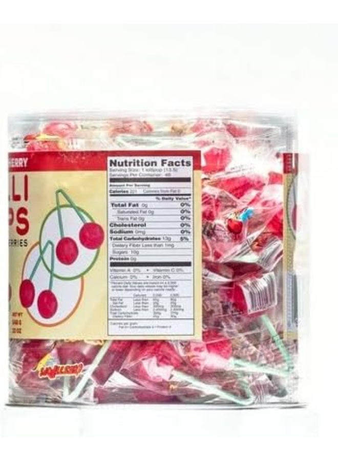 تشيري مصاصات بنكهة الكرز – عبوة مزدوجة، 4 قطع | طعم كرز لذيذ | مناسبة للأطفال والكبار | مثالية للحفلات والهدايا والتناول اليومي - Image 4
