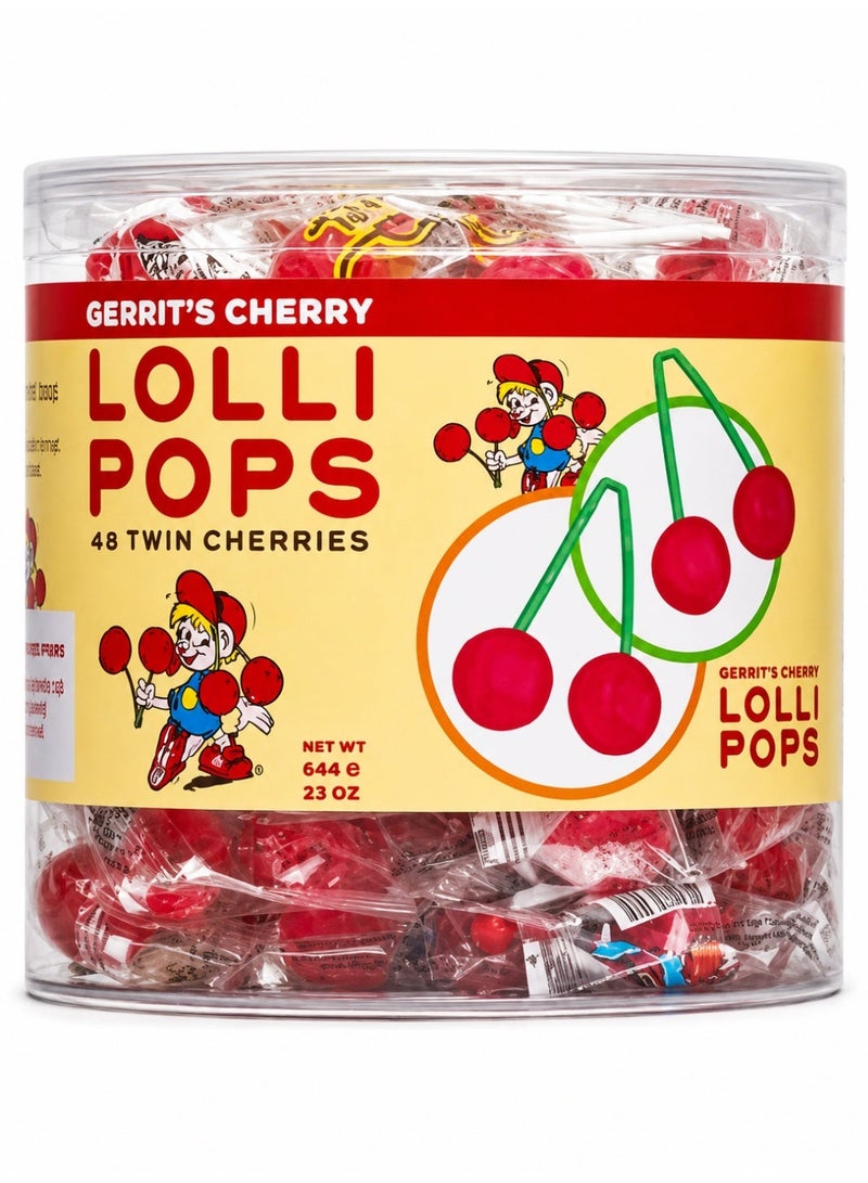 Cherry Lollipops – Twin Pack, 4 Pieces | Sweet Cherry-Flavoured Lollipops | Fun Treat for Kids & Adults | Perfect for Parties, Gifts & Everyday Snacking - Image 4