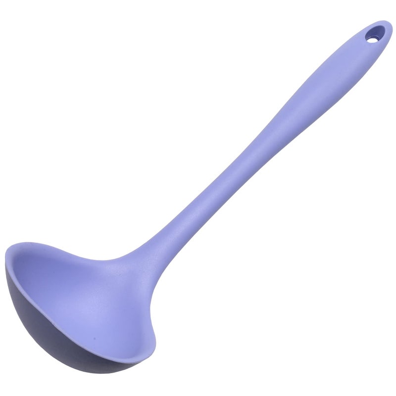 Chef Craft Premium Silicone Cooking Ladle 1125 inch Pastel Blue
