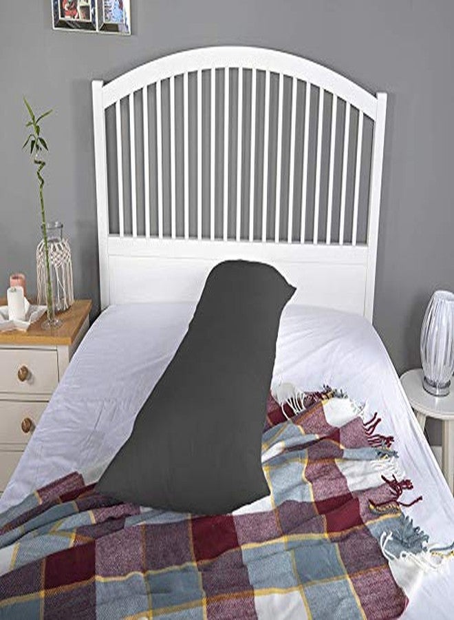 DADDY COOL وسادة دادي كول فائقة النعومة لدعم الجسم - وسادة الحمل والولادة - دعم النوم على الجانب للنساء الحوامل - وسادة مريحة لكامل الجسم - 18 × 50 بوصة، عبوة من قطعة واحدة (رمادي) - Image 5