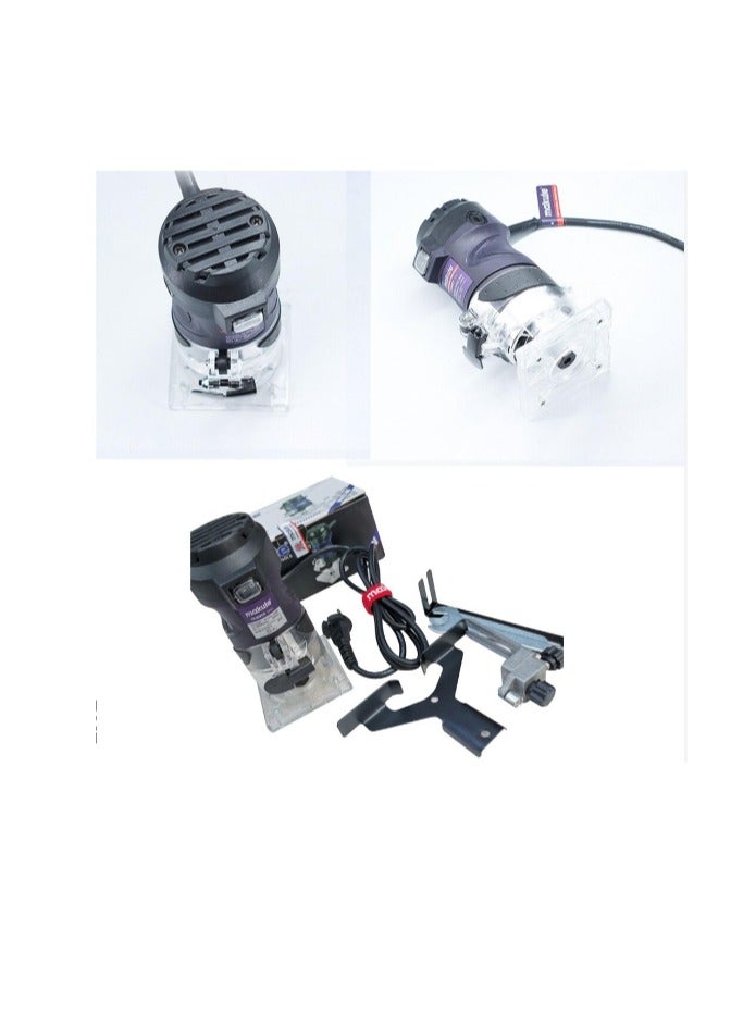 makute ELECTRIC Wood Trimmer Trimmer Router 580W and 30000rpm Ideal for multiple trimming or cutting laminate, wood, and other materials  TR001 - Image 5