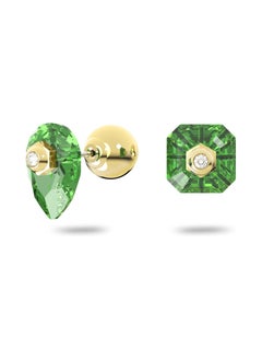 Numina stud earrings, Asymmetrical design, Mixed cuts, Green, Gold-tone plated - pzsku/ZE2A733CAAEAA4F14BBFFZ/45/_/1740386134/eb323e9f-e76e-4d4d-987a-01ccd1a6fd09