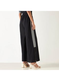 2Xtremz 2Xtremz Embroidered Wide Leg Pants  - Image 2