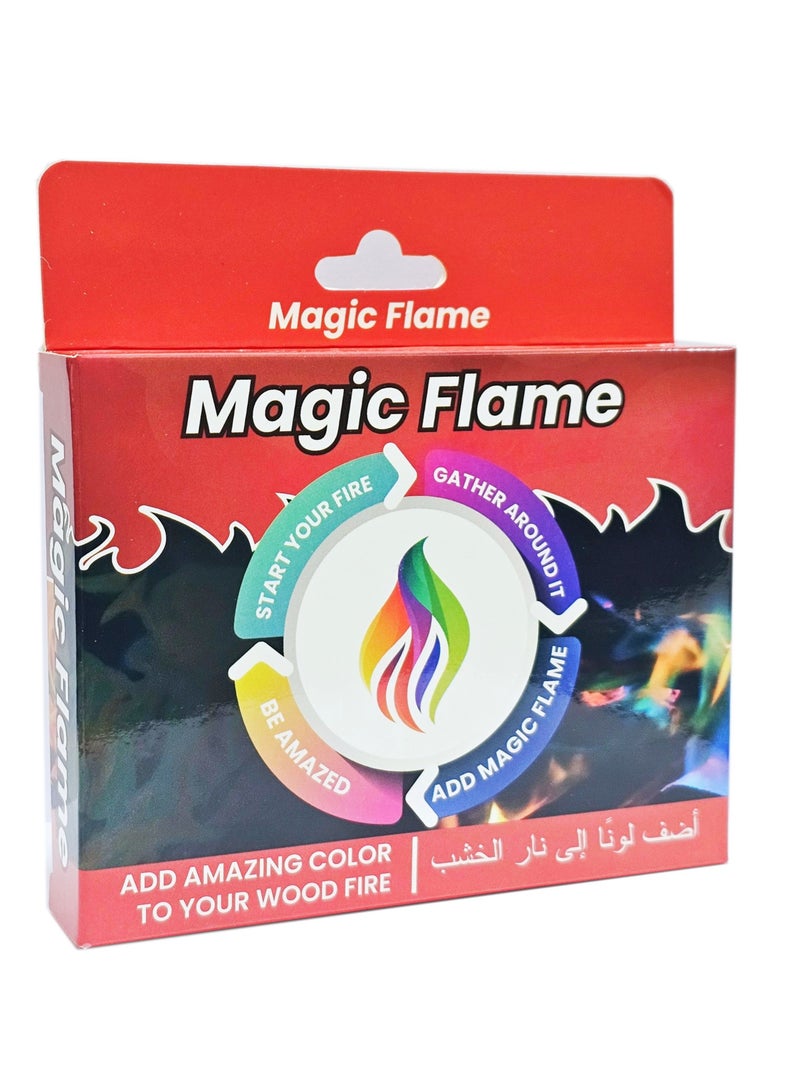 فلايم-أون لهب سحري - لهب مُلوّن، عبوة مفردة لتغيير لون النار. - Image 2