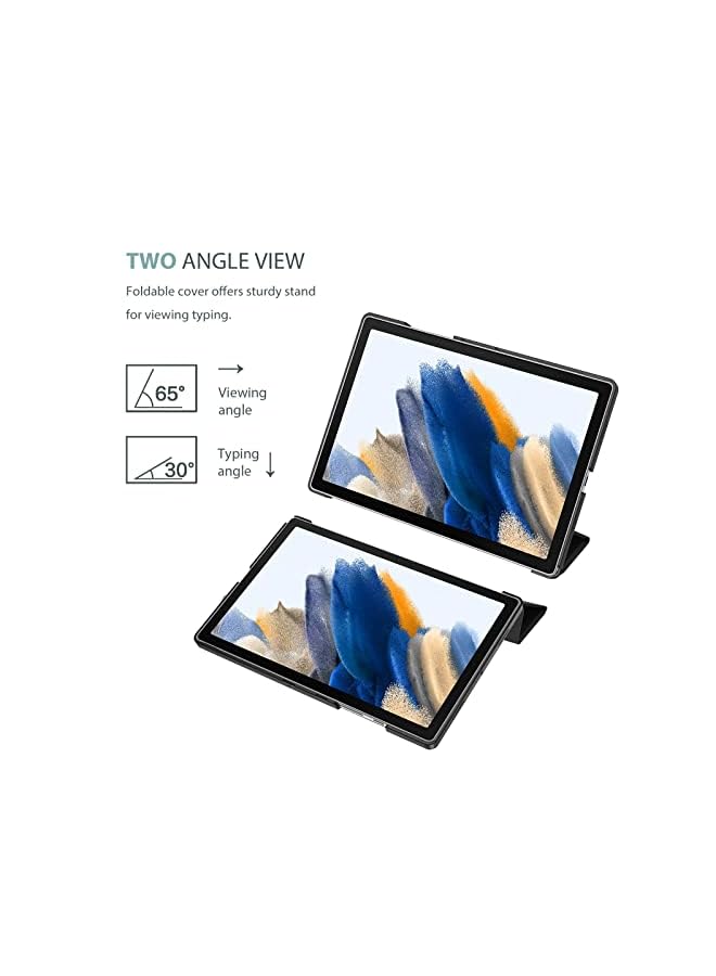 Procases Galaxy Tab A8 10.5 Inch 2022 Case Sm-X200 X205 X207 With Tempered Glass Screen Protector, Slim Stand Hard Shell Protective Smart Cover For Galaxy Tab A8 10.5" Tablet 2022 Release -Black - Image 5