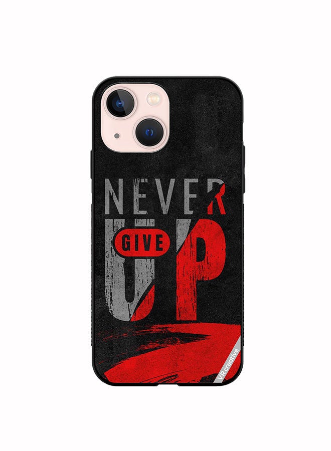VR CREATIVE Protective Case Cover For Apple iPhone 14 Plus Never Give Up Design Multicolour - Image 1