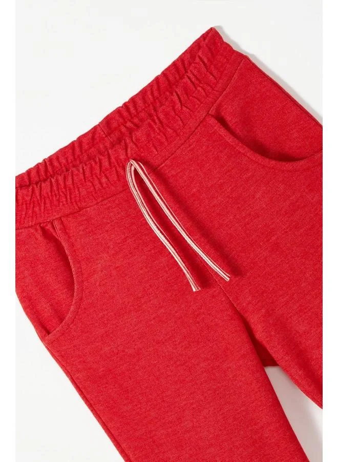 جون June Striped Tracksuit Set Red