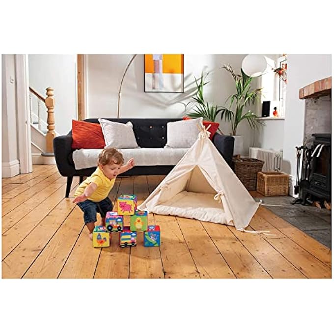 TOYS SOFT BLOCKS - BABY TOYS (SET OF 6), A1085L - Image 2