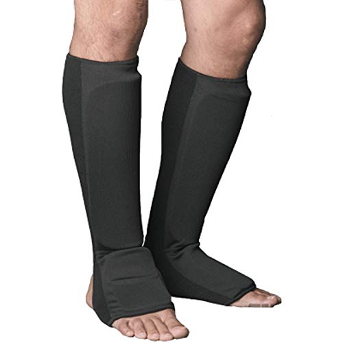 Pro Force ProForce Cloth Shin Instep Guard Black - Size Large #84972 - Image 1
