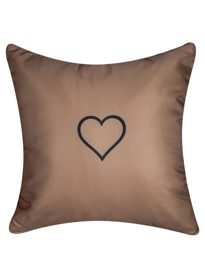 Vendola Mocha Microfiber Satin 250TC Cushion Pillow Covers, Coffee Brown, Set of 5(Mocha,20x20) - Image 4