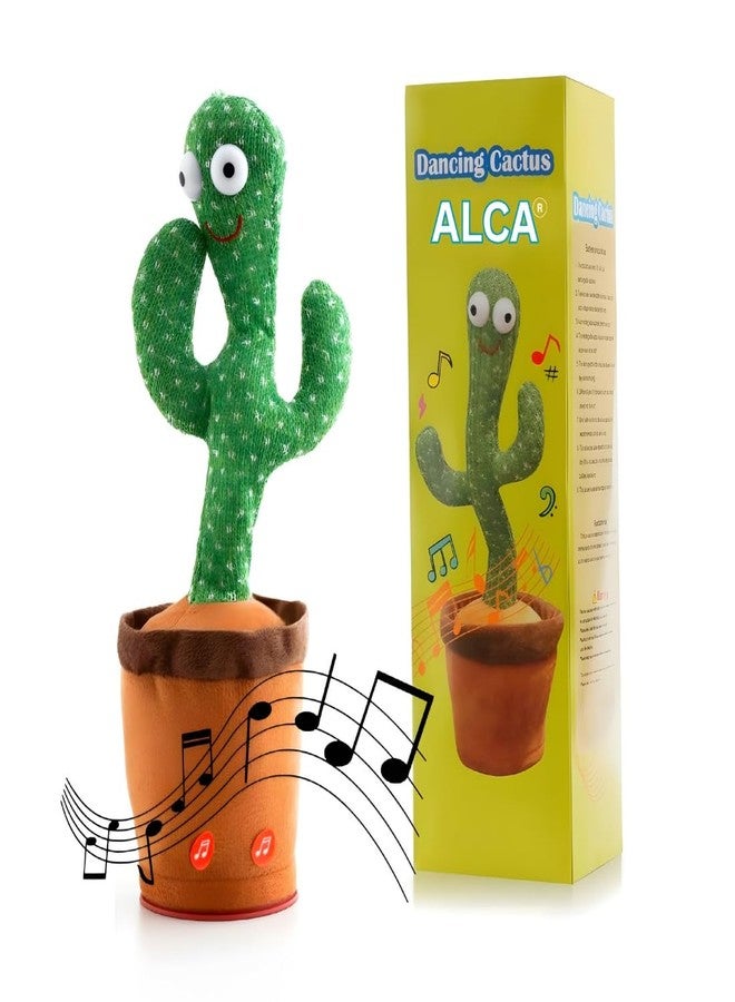 ALCA Rechargeable Toys Talking Cactus Baby Toys for Kids Dancing Cactus Toys Can Sing Wriggle & Singing Recording Repeat What You Say Funny Education Toys for Children Playing Home Decor for Kids - Image 1