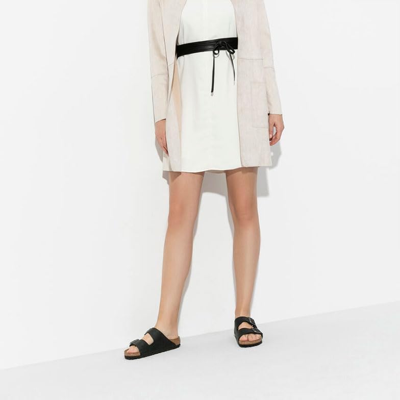 Birkenstock Arizona Sandal - Women's Black Birko-Flor, 38.0 - Image 2