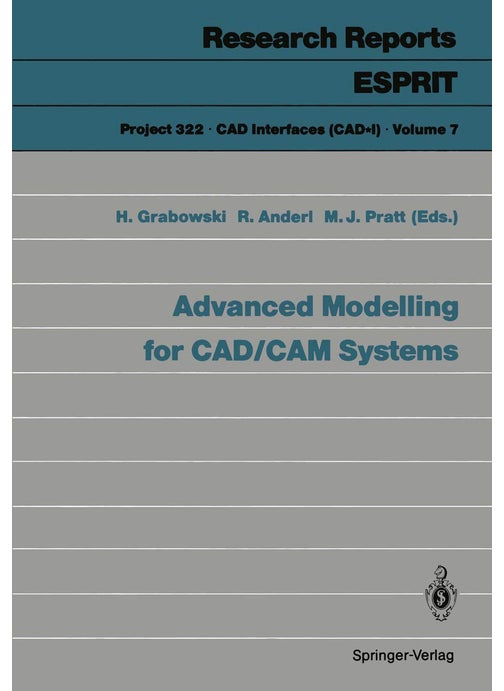 Advanced Modelling for CAD/CAM Systems