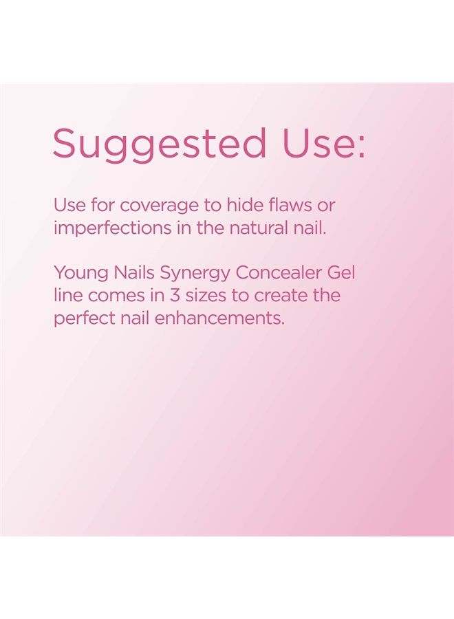 Young Nails Synergy Concealer Gels - Easy to Use Technologically Advanced Chain Entanglement. Build, Conceal, Sculpt, & Gloss - Available in 15 gram, 30 gram, & 60 gram size options - Image 3