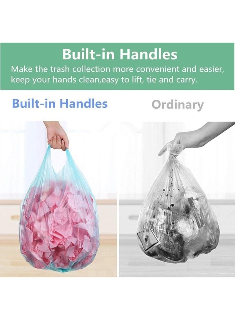 LIMOS Plastic Disposable Garbage Bags with Handles (5 Rolls, 100 Pieces) - Image 4