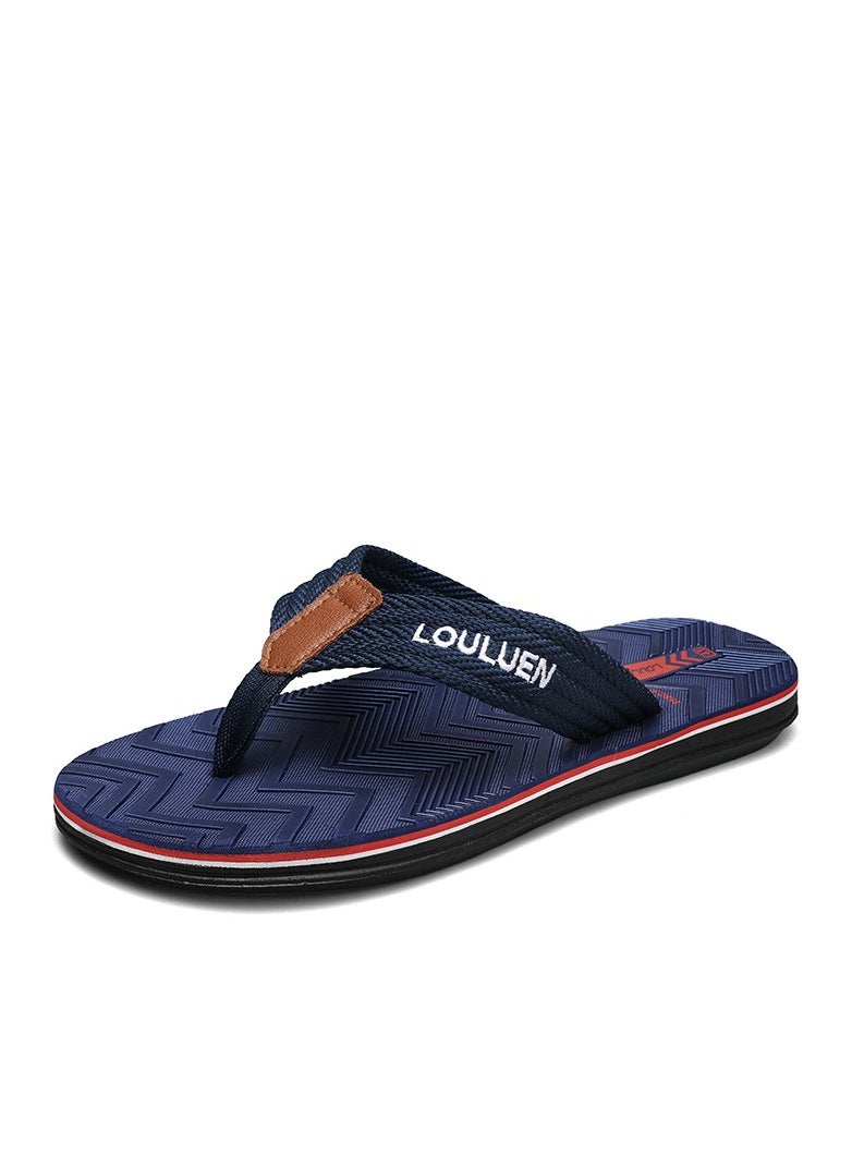 LOULUEN New Fashionable Herringbone Beach Slippers 