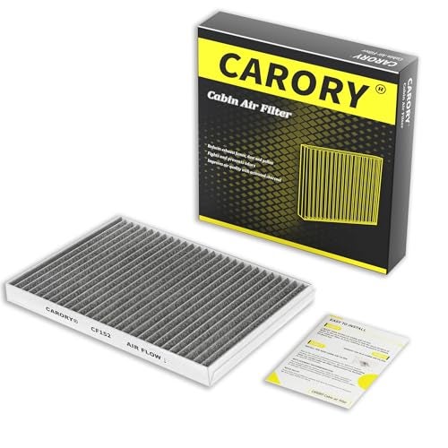 CARORY Cabin Air Filter wActivated Carbon for Ford Mustang 2015 2016 2017 2018 2019 2020 2021 2022 2023 2024 2025 2026 FR3Z19N619A CF12152 FP78 - Image 1