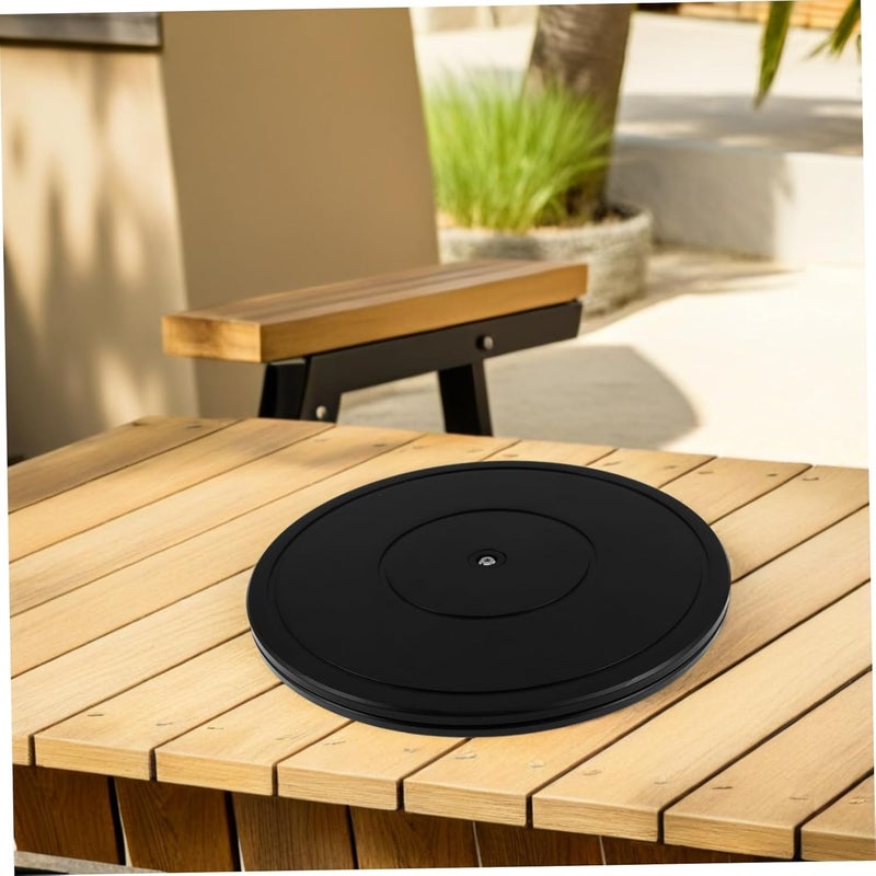 TEHAUX Clay Turntable Smooth Swivel Plate Pottery Supply for Sculpture Cake Decor Portable Design Easy to Use for Art Projects - Image 5