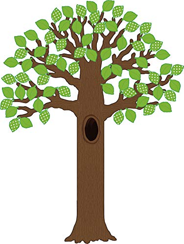 Teacher Created Resources Big Tree with Polka Dot Leaves Bulletin Board TCR5435 - Image 1