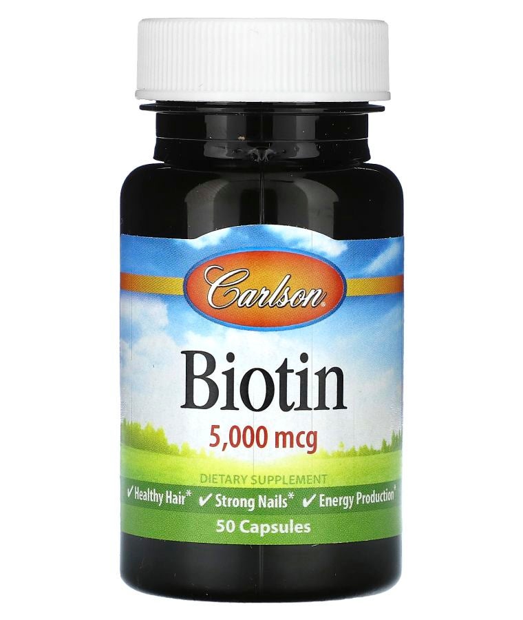 Biotin 5000 mcg 50 Capsules