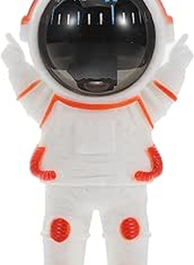 Orange Astronaut Car Dashboard Compass Portable Mini Vehicle Navigation Decor - Image 1