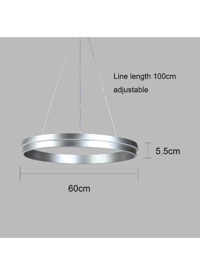 Hummer Modern gray ring hanger with 3 lights, 85 watts, 60 cm  - Image 2