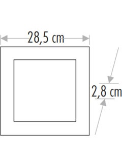 CATA 30 Watt Panel LED Luminaire Surface Mounted Square Ct 5274 Daylight Yellow Light 3200K Plastic Case  - Image 4