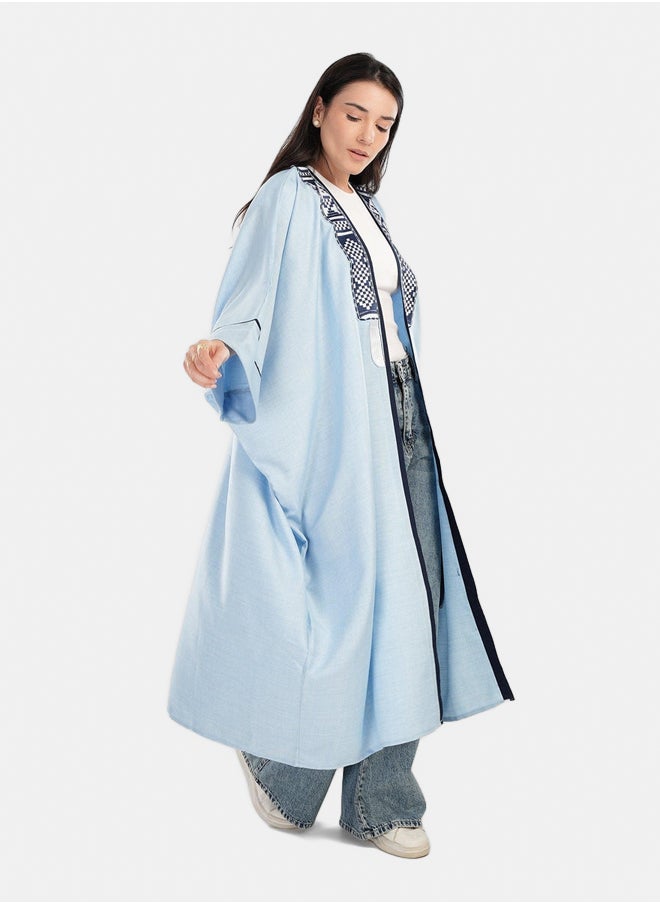 Clue Light Blue One Size Kimono  - Image 2