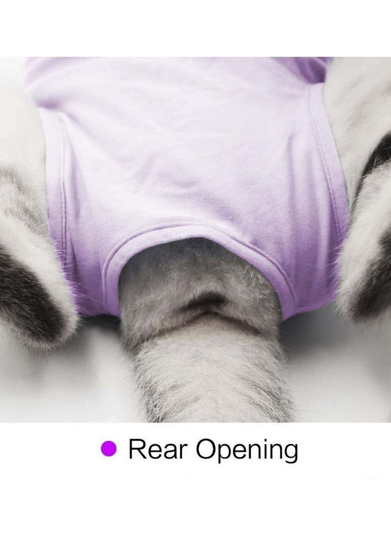 Y&D - Cat Professional Recovery Suit Surgical Shirt for Abdominal Wounds Bandages Cone E-Collar Alternative Cats After Surgery Medical Soft Pets Clothing Indoor - Image 1
