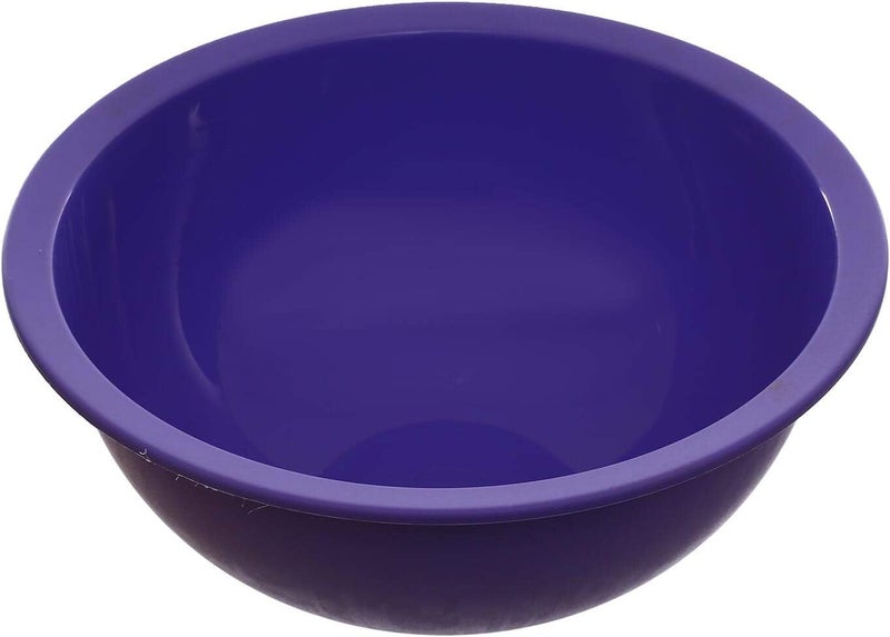 MySouqEg - Store - (4pcs) Set of 4 Colorful Nesting Mixing Bowls – Multipurpose Stackable Kitchen Bowls for Prep, Salad, & Snacks – Durable, Space-Saving Design – Purple, Yellow, Green, & Red - Image 1