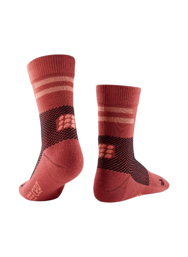 CEP CEP - Training Compression Socks Mid Cut Red Unisex