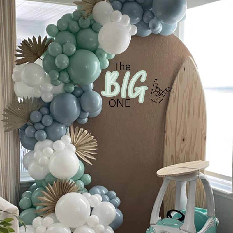 CIEQR CIEQR The Big One Decal for First Birthday Decorations - Beach Theme 1st Birthday Decorations for for Baby Shower  Birthday Party  Anniversary  Balloon Arch  Backdrop  Room  - Image 1