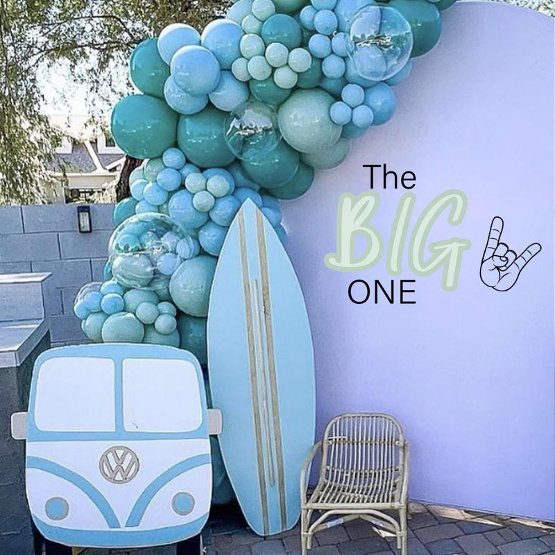 CIEQR CIEQR The Big One Decal for First Birthday Decorations - Beach Theme 1st Birthday Decorations for for Baby Shower  Birthday Party  Anniversary  Balloon Arch  Backdrop  Room  - Image 3