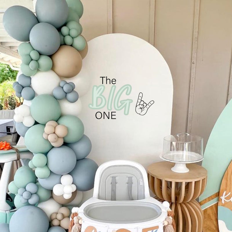 CIEQR CIEQR The Big One Decal for First Birthday Decorations - Beach Theme 1st Birthday Decorations for for Baby Shower  Birthday Party  Anniversary  Balloon Arch  Backdrop  Room  - Image 2
