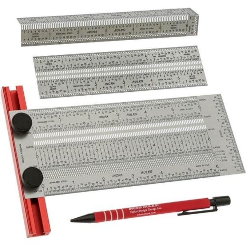 Incra INCRA IRSET06 6" Marking Rule Set 