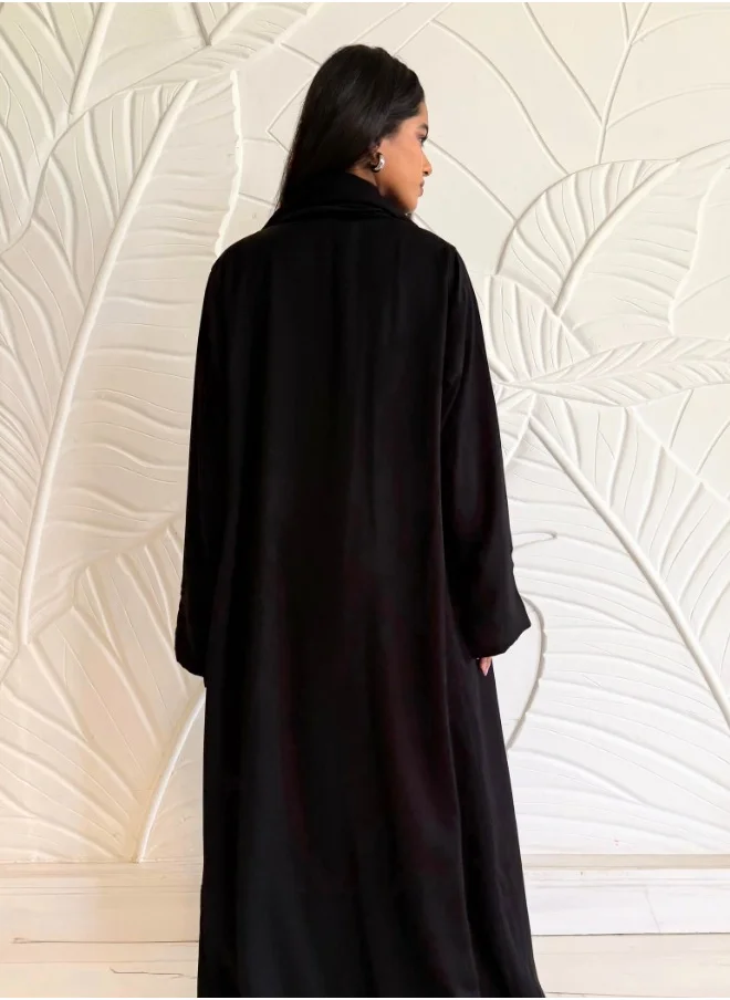 JAMEELA Reversible Two-Tone Abaya