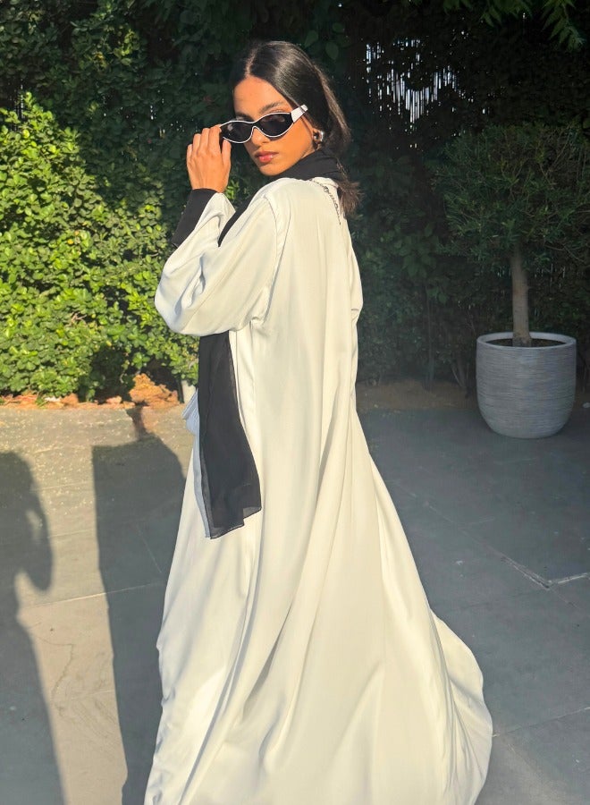 JAMEELA Reversible Two-Tone Abaya - Image 4