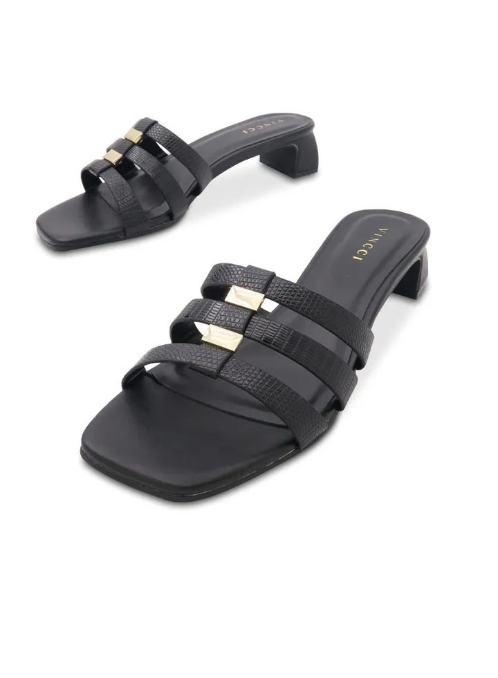 Vincci Multi Strap Low Heel Sandals - Image 2