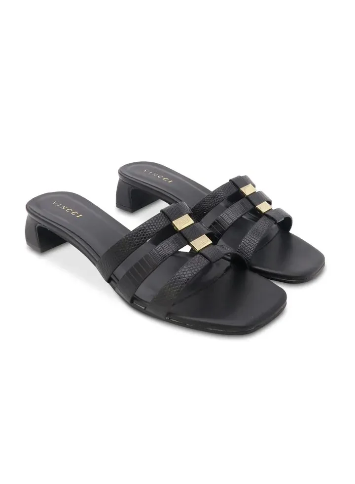 Vincci Multi Strap Low Heel Sandals
