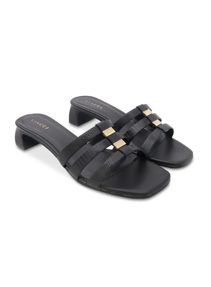 Vincci Multi Strap Low Heel Sandals - Image 3
