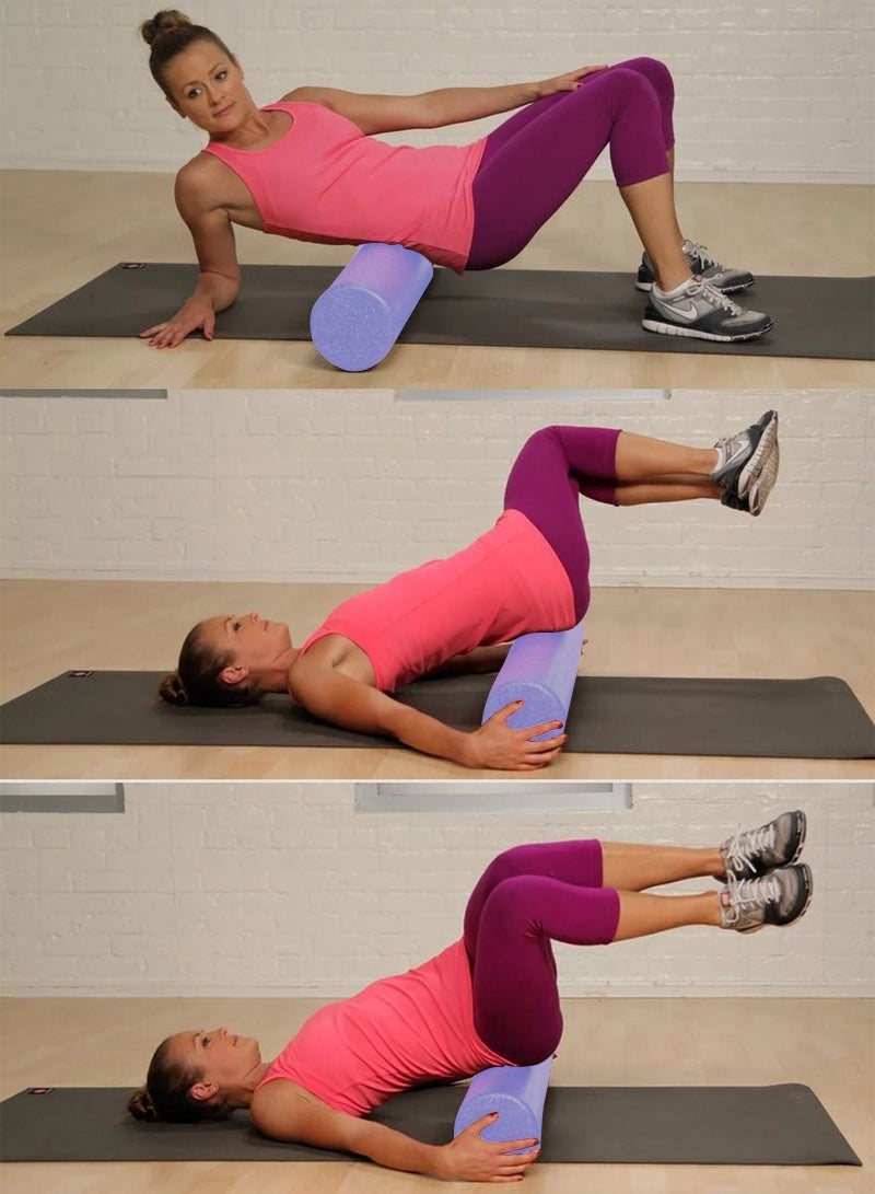 RAWAID High Density Yoga Foam Roller for Back, Legs, Exercise, Massage, Muscle Recovery and Pain Relief – Ideal for All Fitness Levels – 45cm – Improves Core Strength & Stamina - Image 3