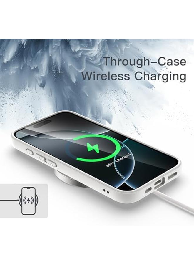 Jetech Case For Iphone 16 Pro Max 6.9 Inch Shockproof Phone Bumper Cover Solid Color Matte Tpu Frame Anti Scratch Clear Back White - Image 5