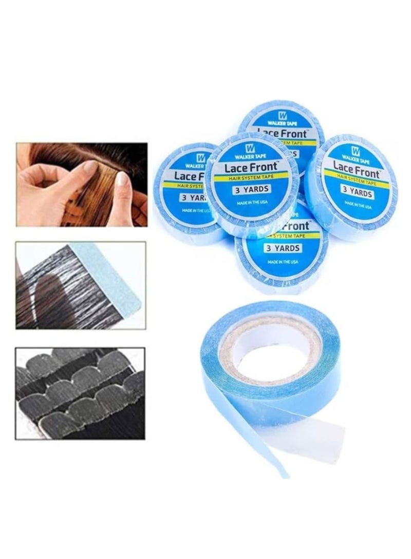 إستيل مجموعة شريط لاصق مقاوم للماء على الوجهين لوصلات الشعر (3 ياردات - 10 ملم) - Image 5