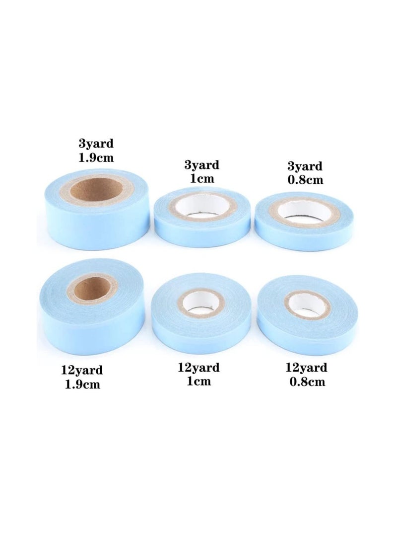 إستيل مجموعة شريط لاصق مقاوم للماء على الوجهين لوصلات الشعر (3 ياردات - 10 ملم) - Image 4