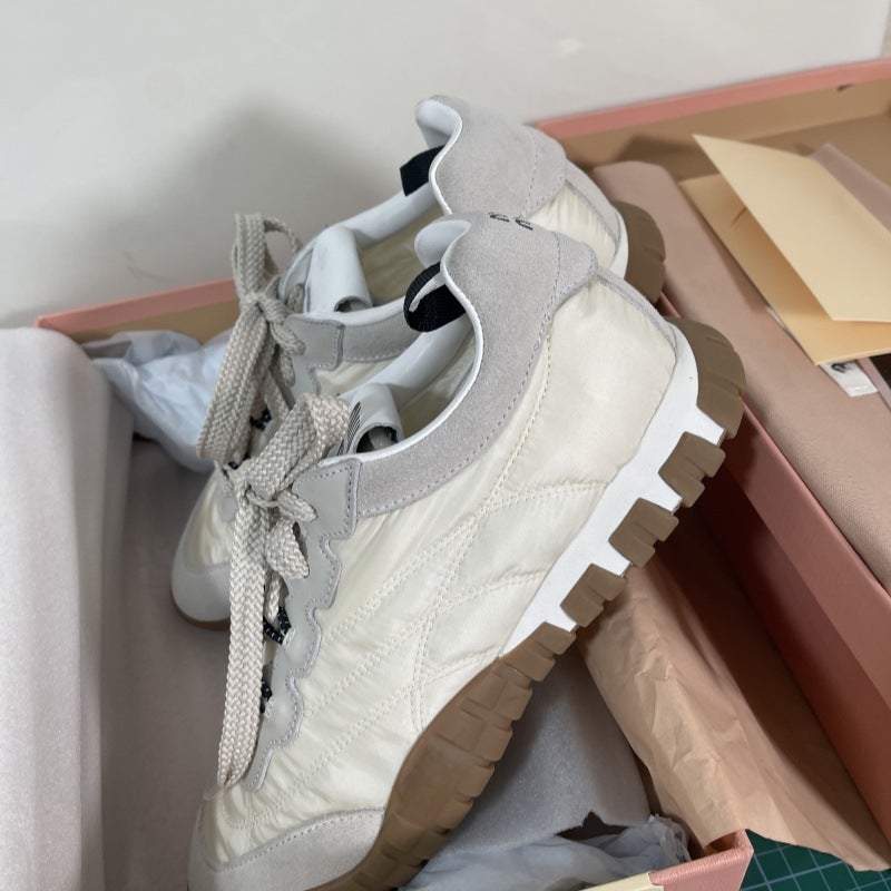 Watch Meizhi High Definition Edition/Amiu'S Same Style 2025 Spring Moral Training Shoes For Women Soft-Soled Casual Forrest Gump Shoes For Women - Image 4